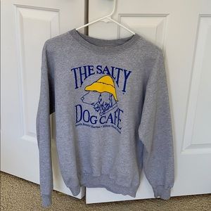 The Salty Dog Cafe crewneck sweatshirt.